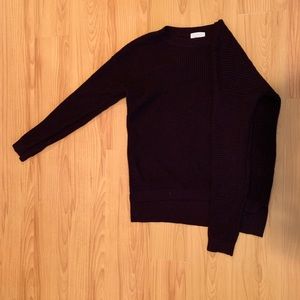 sold. Wilfred Free burgundy waffle sweater